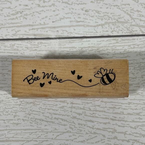 Wood and Rubber Stamp Valentine’s Theme 11 piece set - Picture 6 of 15